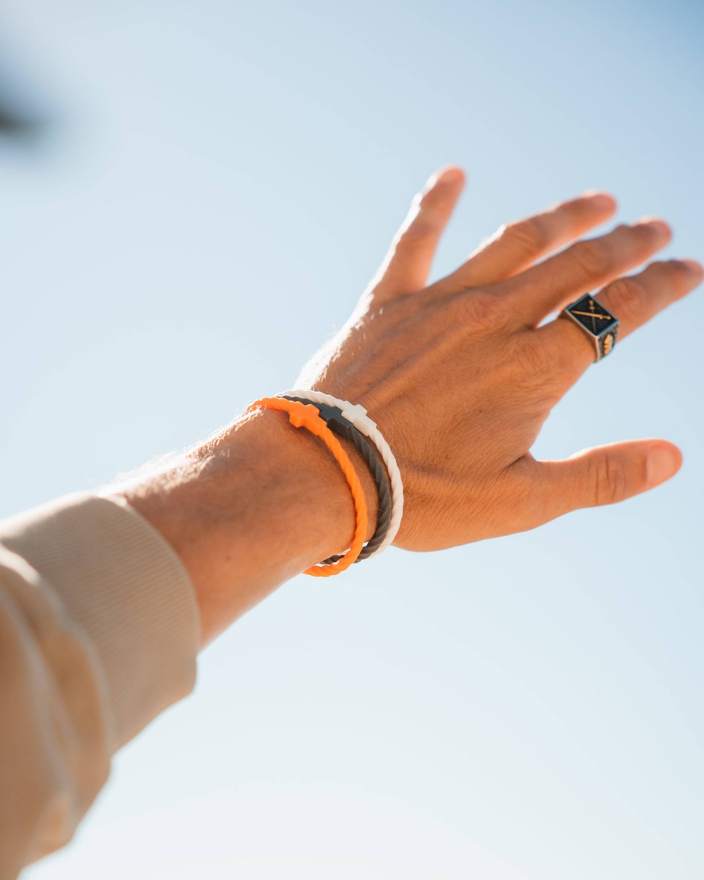 Infinity Cross Bracelets- Ember