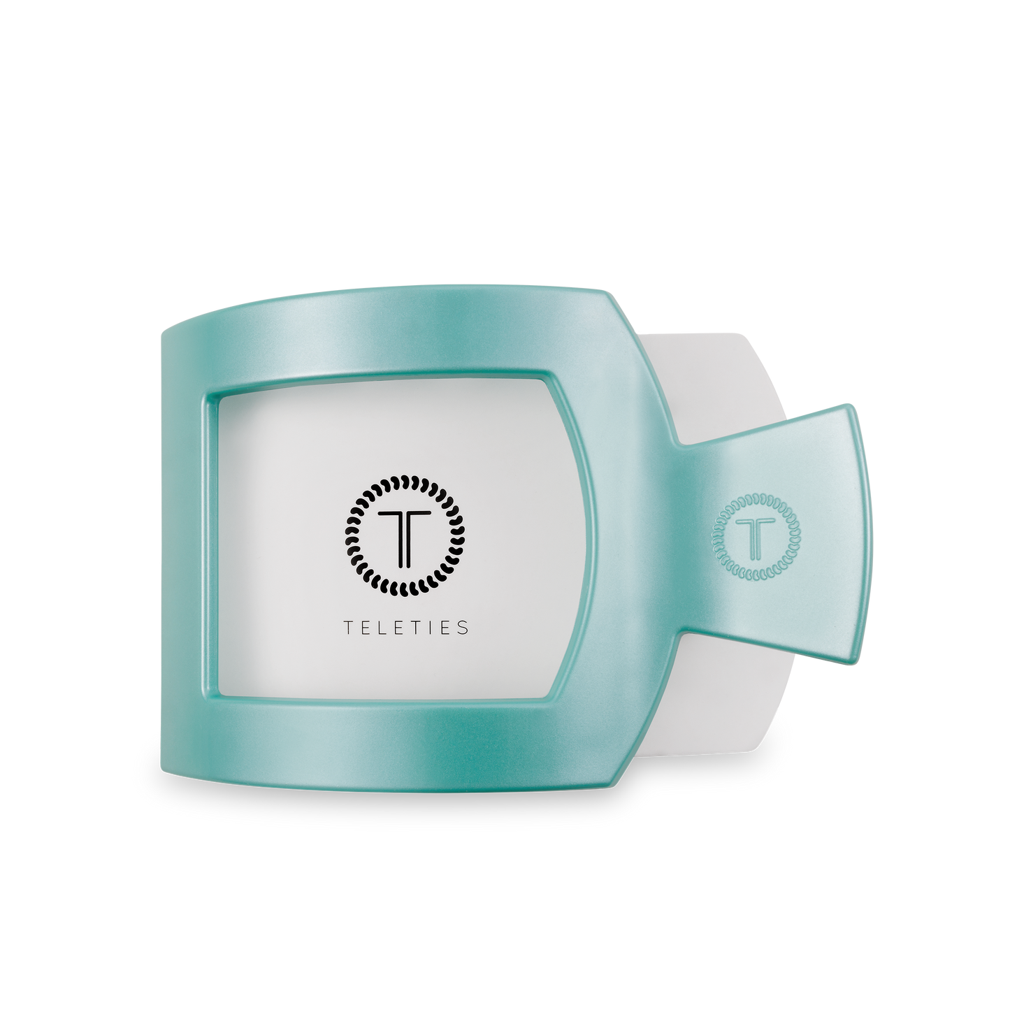 Square Flat Hair Clip | Large | Totally Turquoise