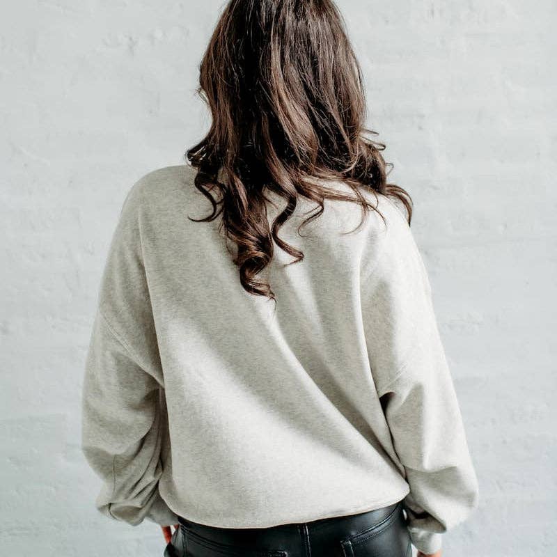 Purdue Slouchy Drop Shoulder Crewneck