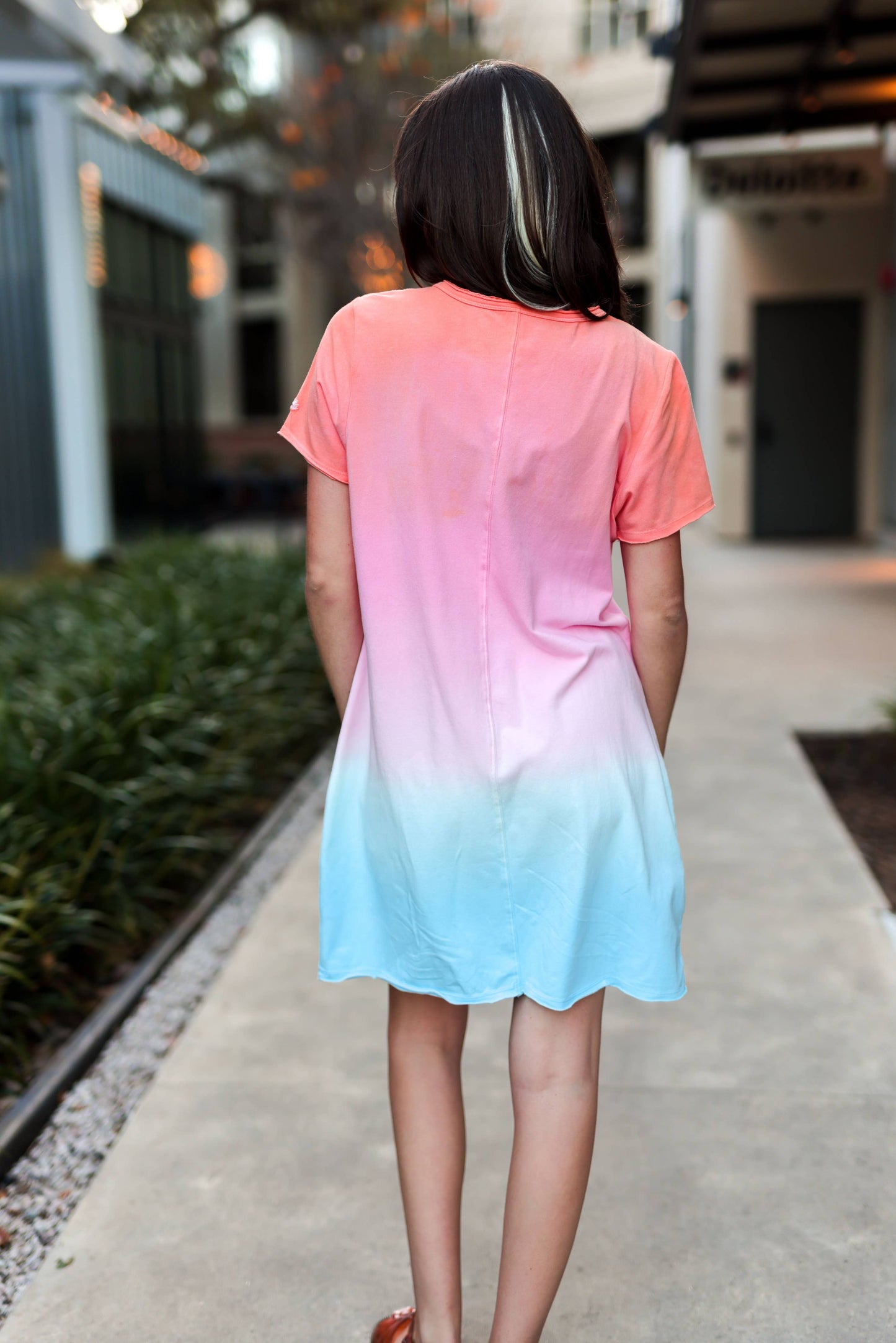Mineral Wash Dress - Wildflower
