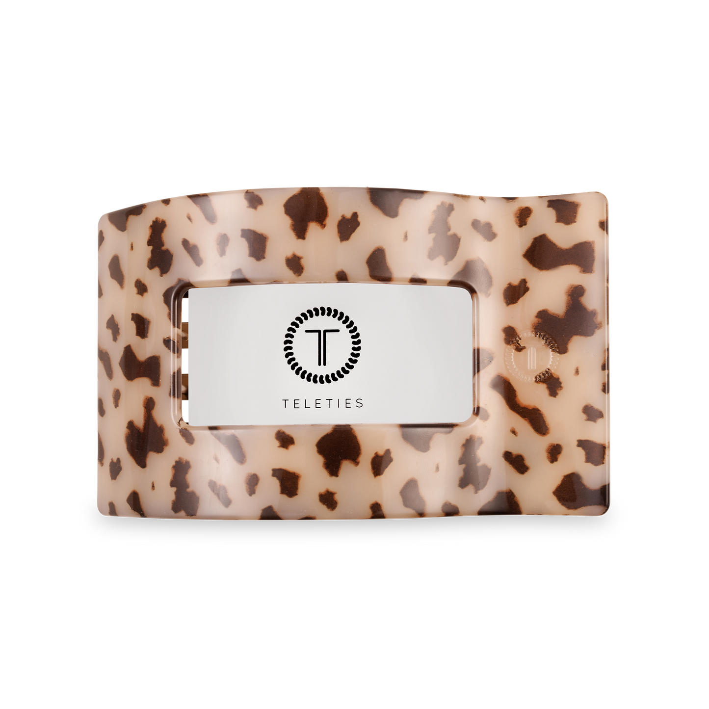 Flat Rectangle Hair Clip | Medium | Blonde Tortoise