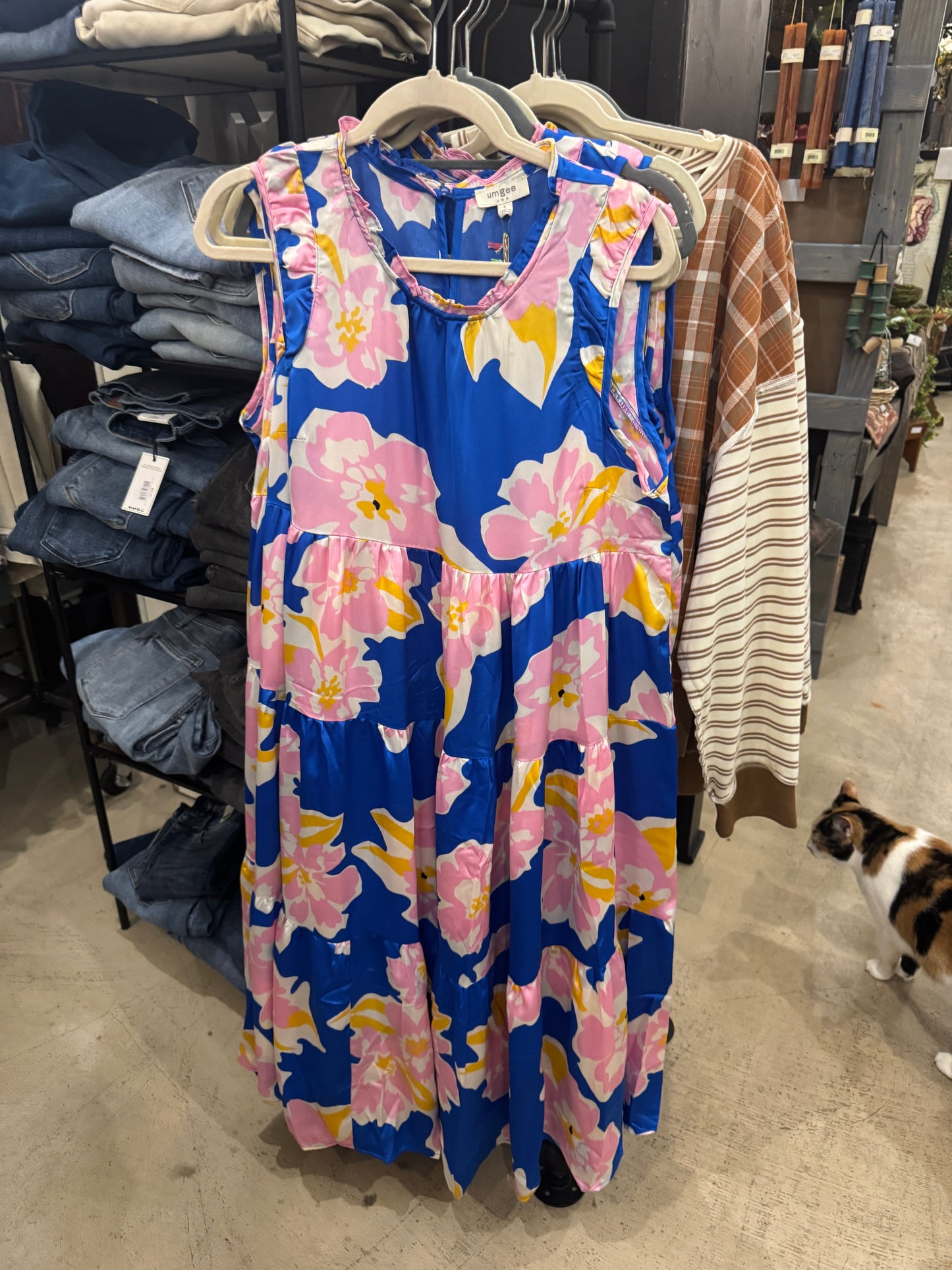 Umgee Floral Maxi Dress