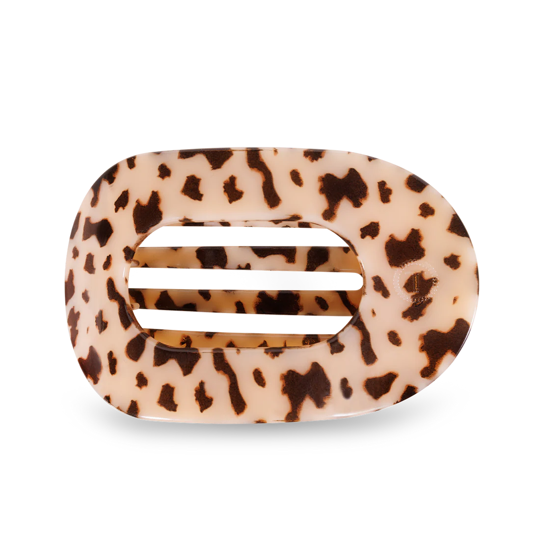 Flat Round Hair Clip | Large | Tortoise