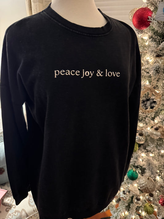 Peace Joy Love Christmas Sweatshirt
