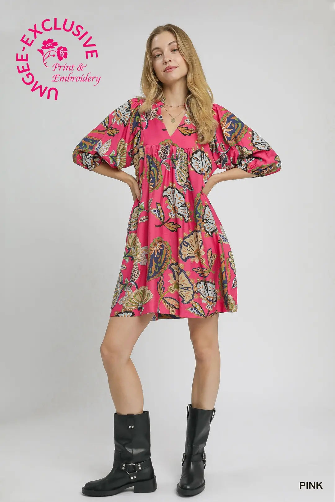 Floral Dress Pink
