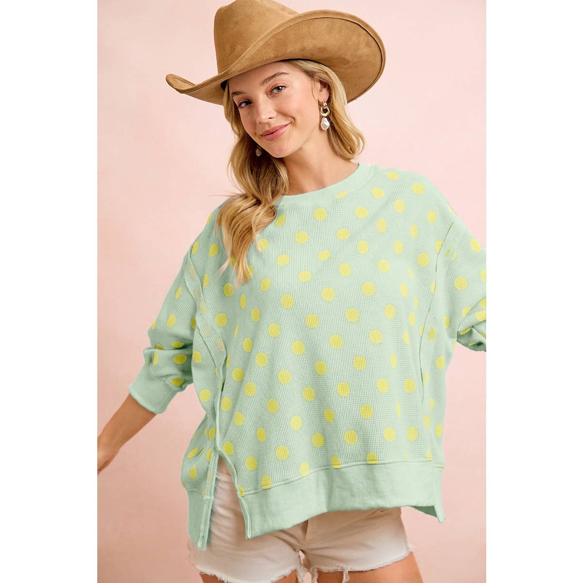 POLKA DOTS THERMAL TOP