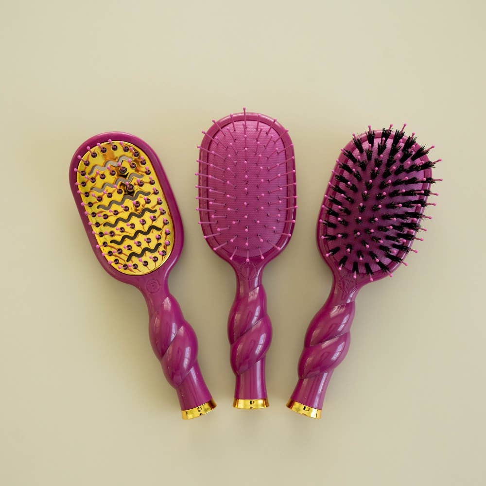 Mini Detangler Brush Medium Hair - Mulberry