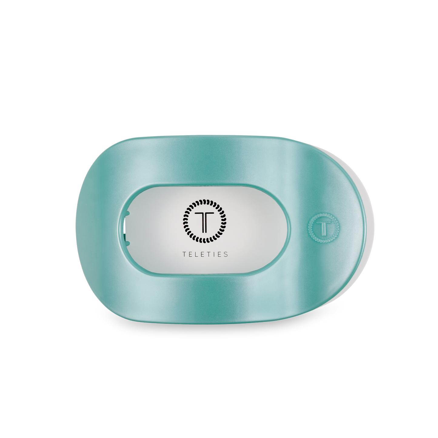 Round Flat Hair Clip | Medium | Totally Turquoise