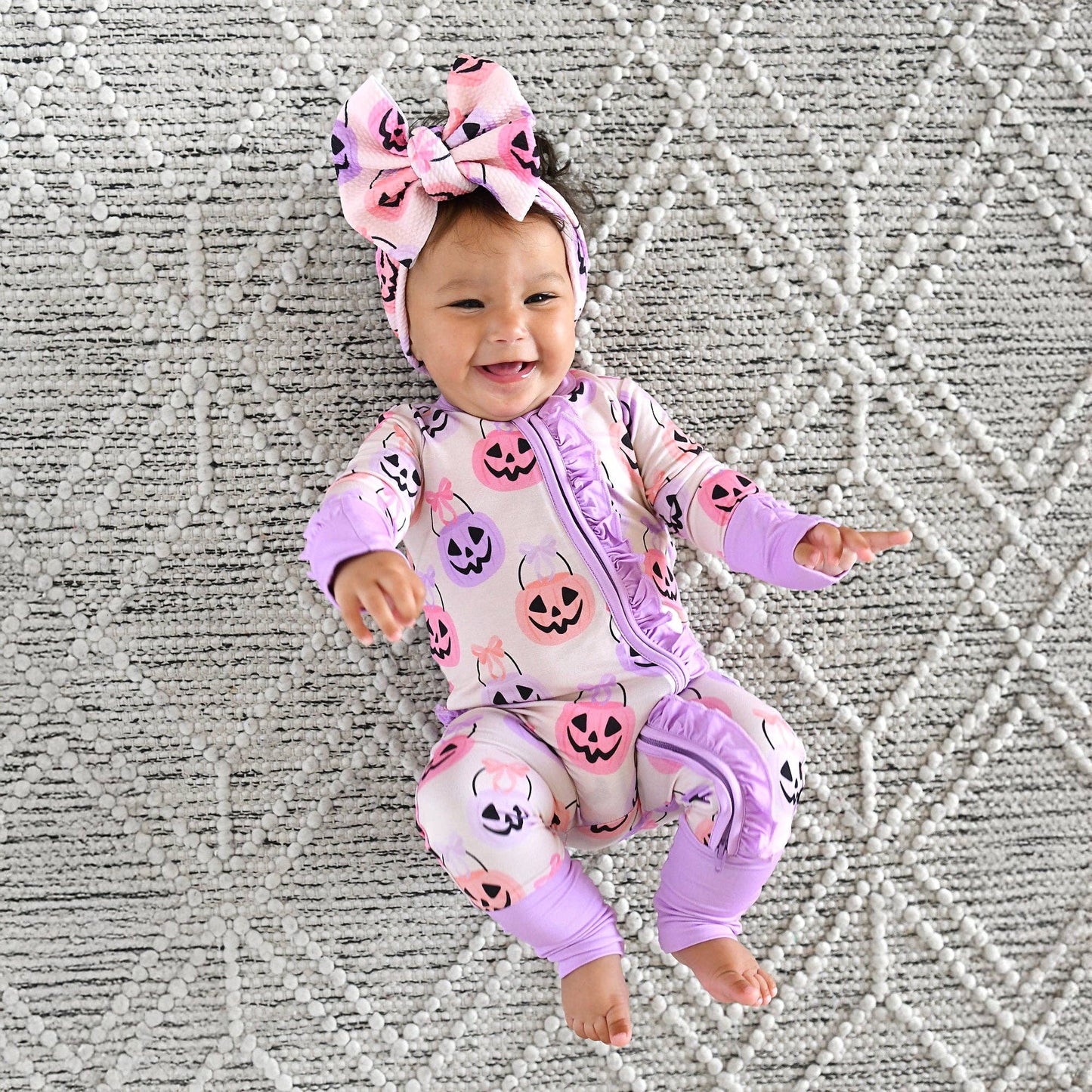 RUFFLE Bamboo Halloween Pumpkins Baby