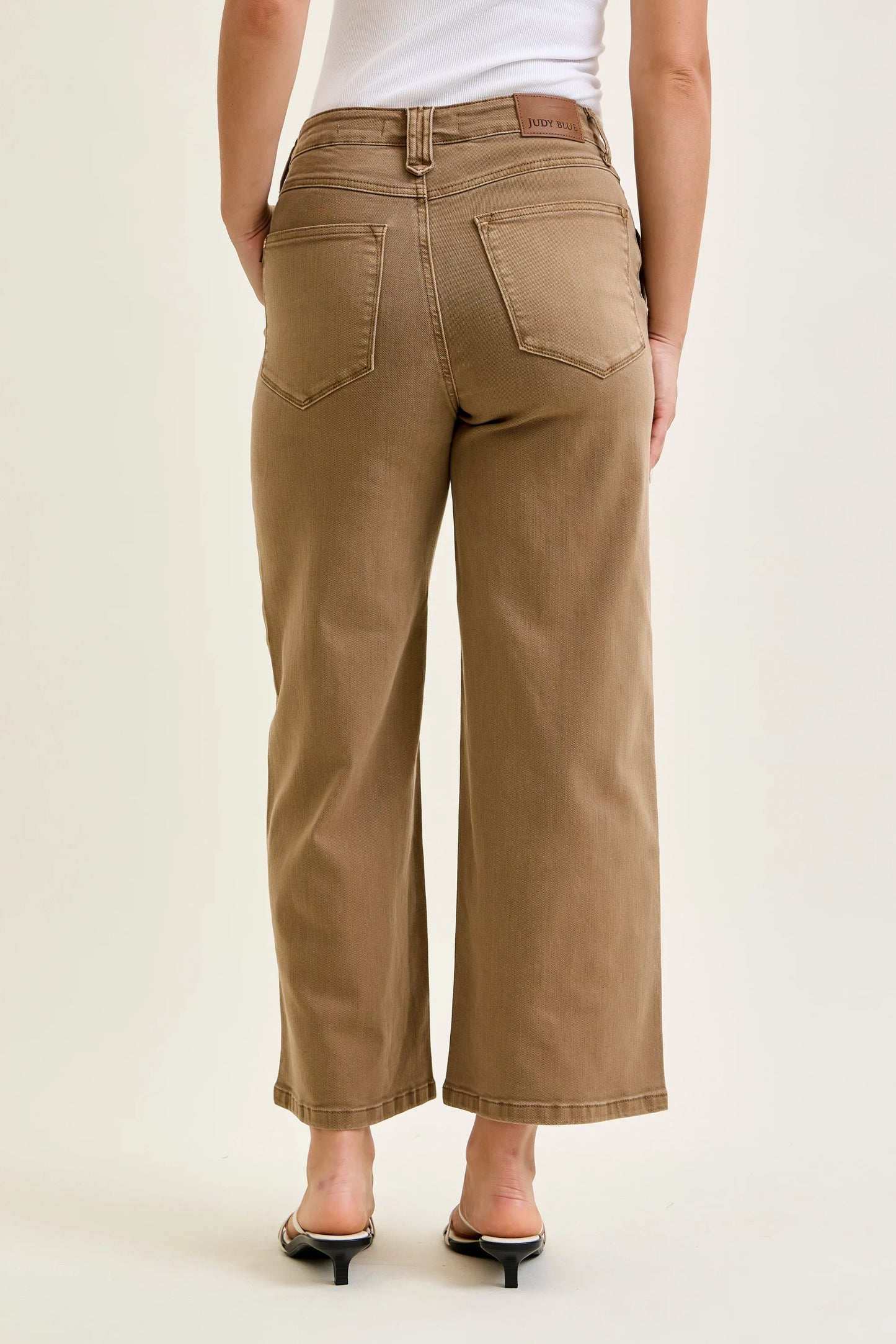 Golden Brown Wide Leg