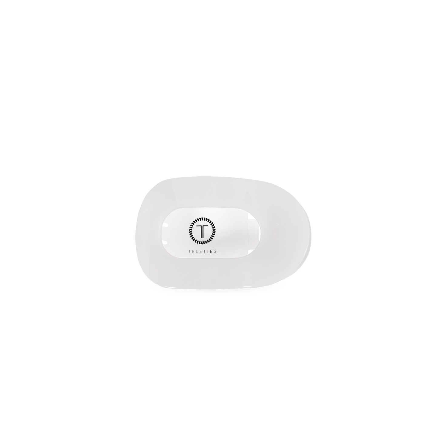 Coconut White | Tiny | Flat Round Clip