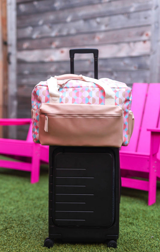 Duffle Bag - Nashville (Pink/Tan) 