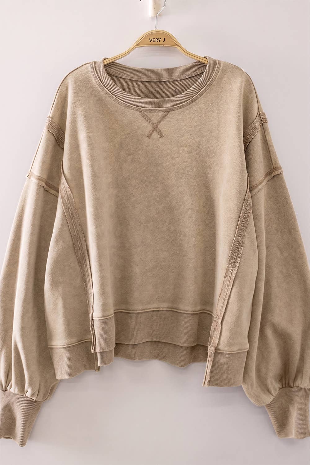 Vintage Washed Sweatshirt Plus