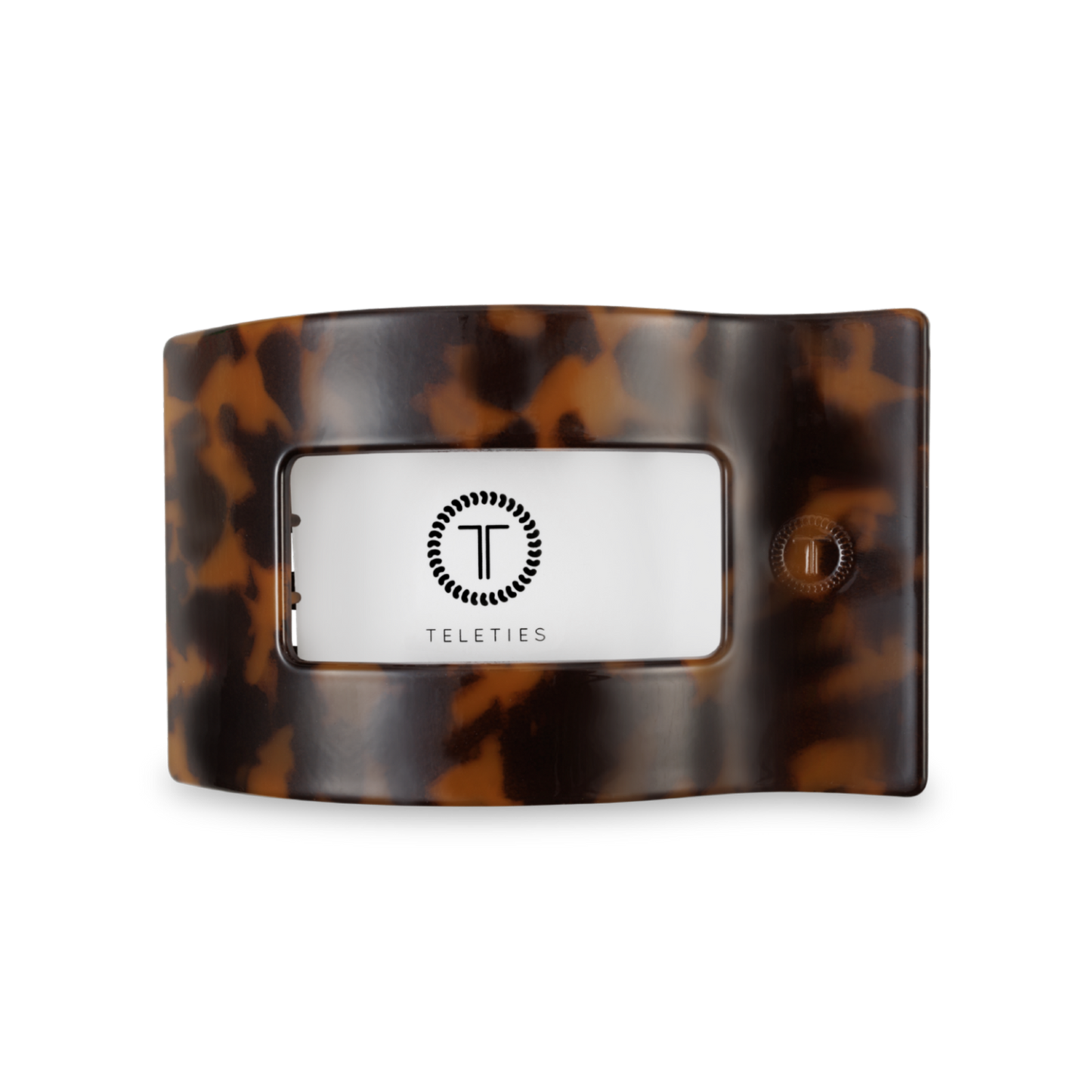 Flat Rectangle Hair Clip | Medium | Tortoise