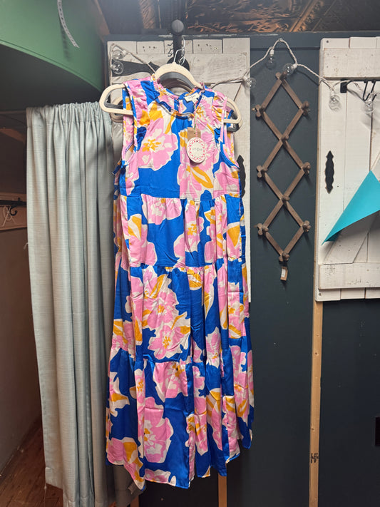 Umgee Floral Maxi Dress