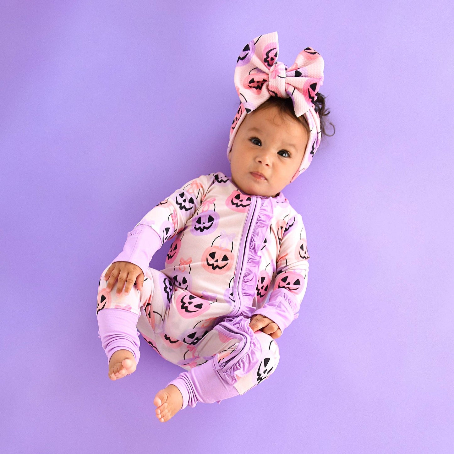 RUFFLE Bamboo Halloween Pumpkins Baby