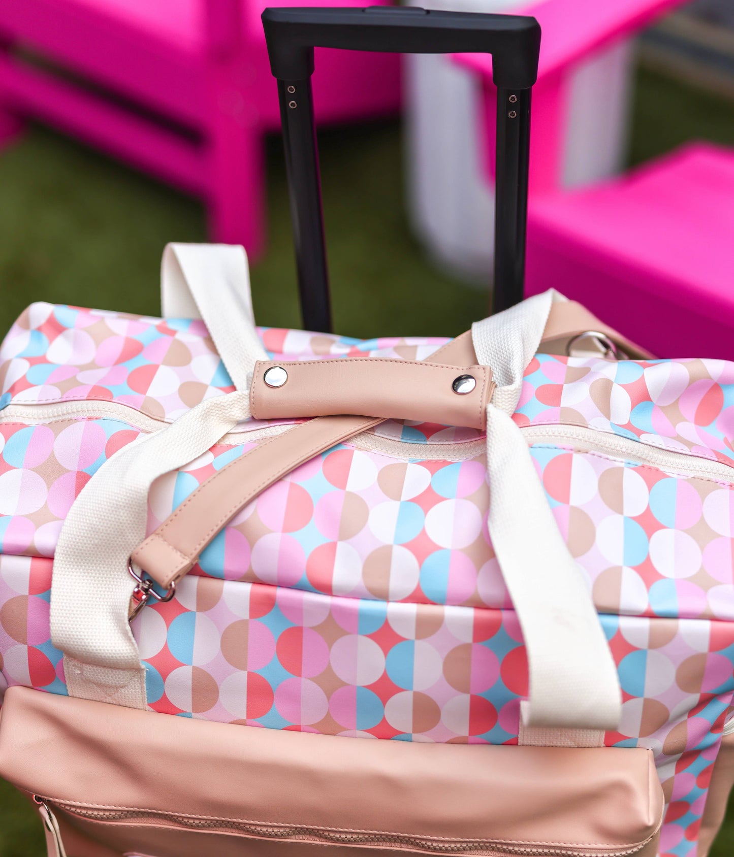 Duffle Bag - Nashville (Pink/Tan) 