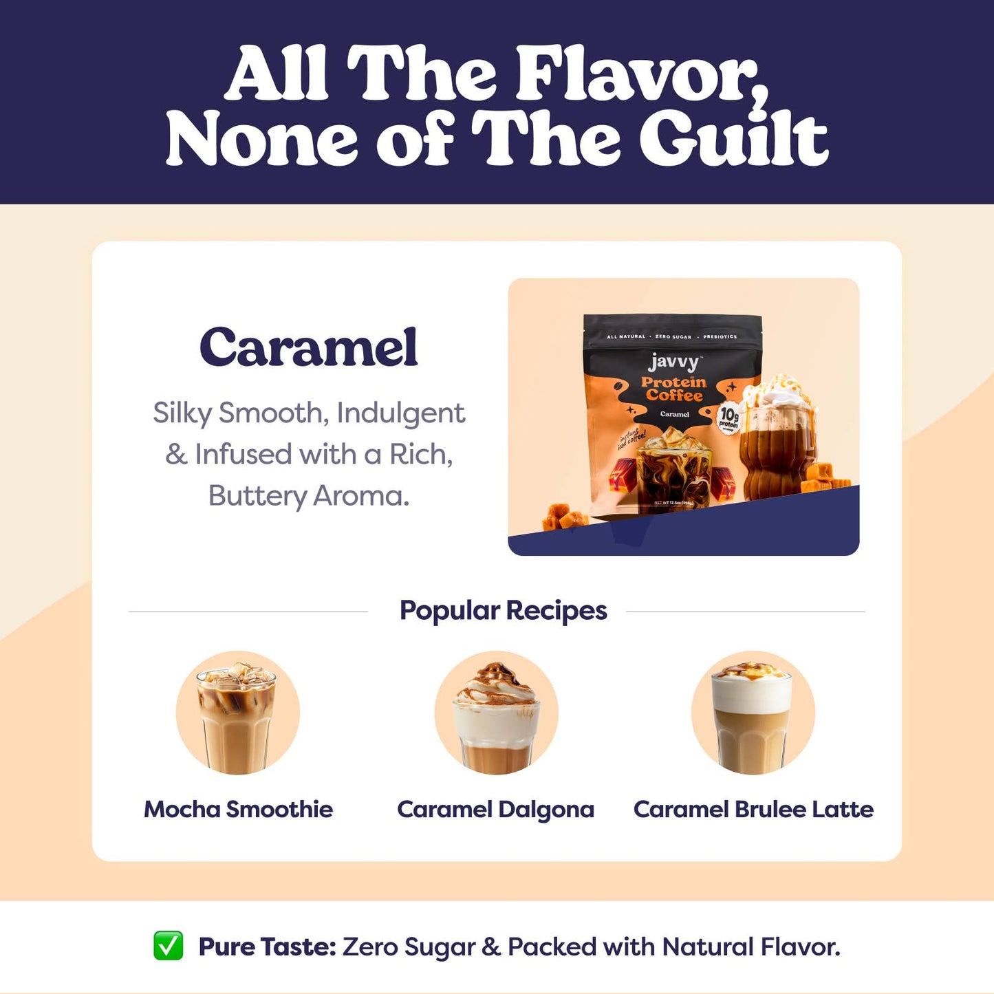 Javvy Caramel Protein Coffee