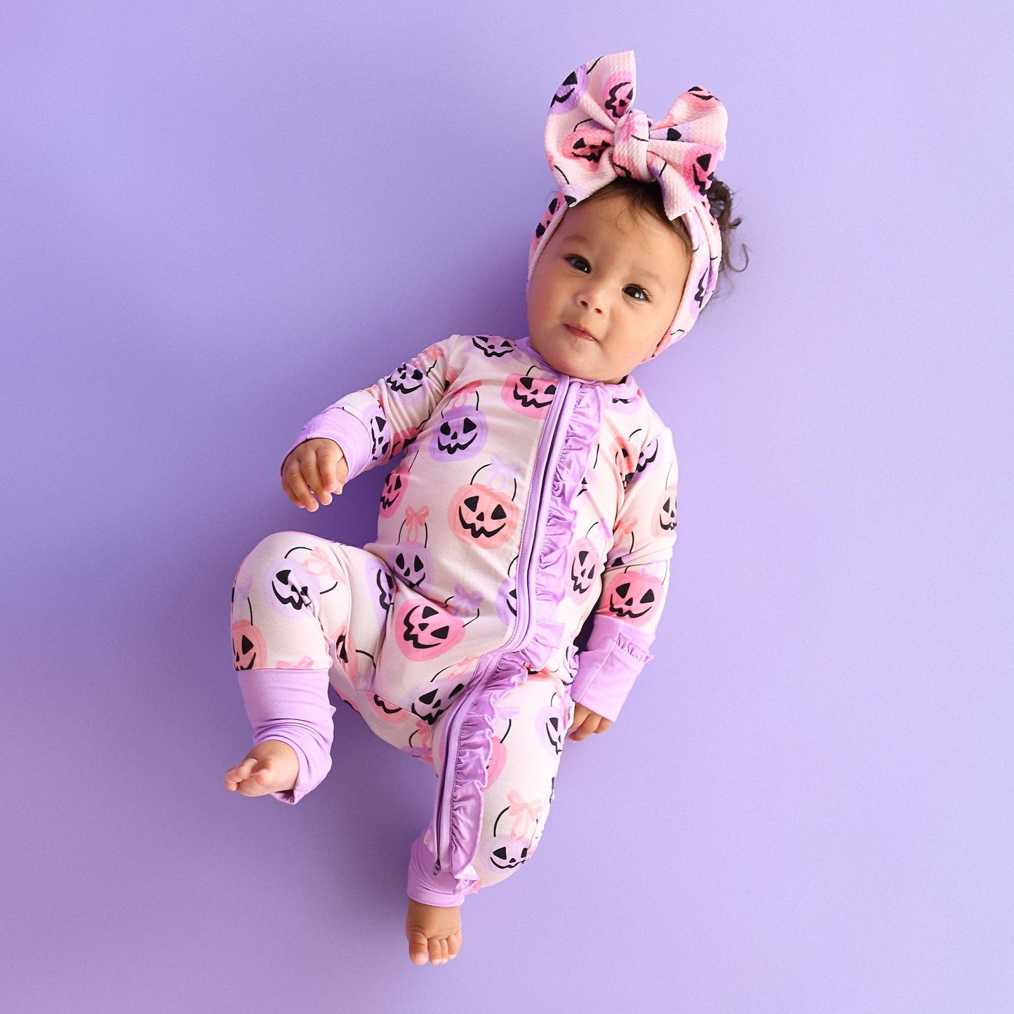 RUFFLE Bamboo Halloween Pumpkins Baby