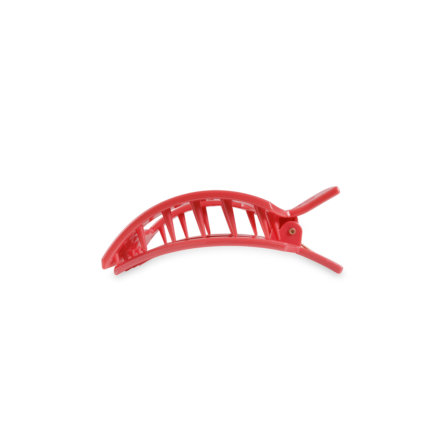 Square Flat Hair Clip | Small | Calming Coral