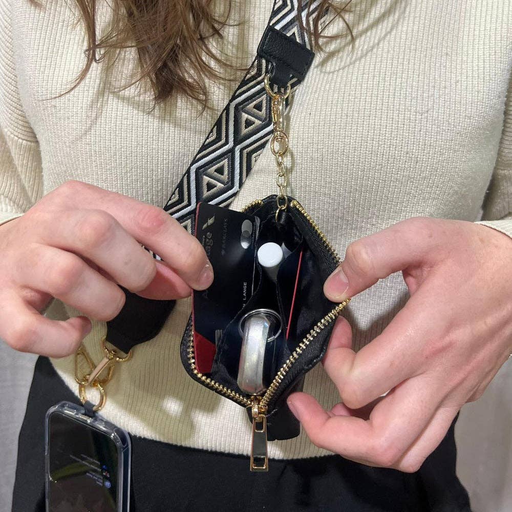 w/RFID Pouch Diamond Pattern