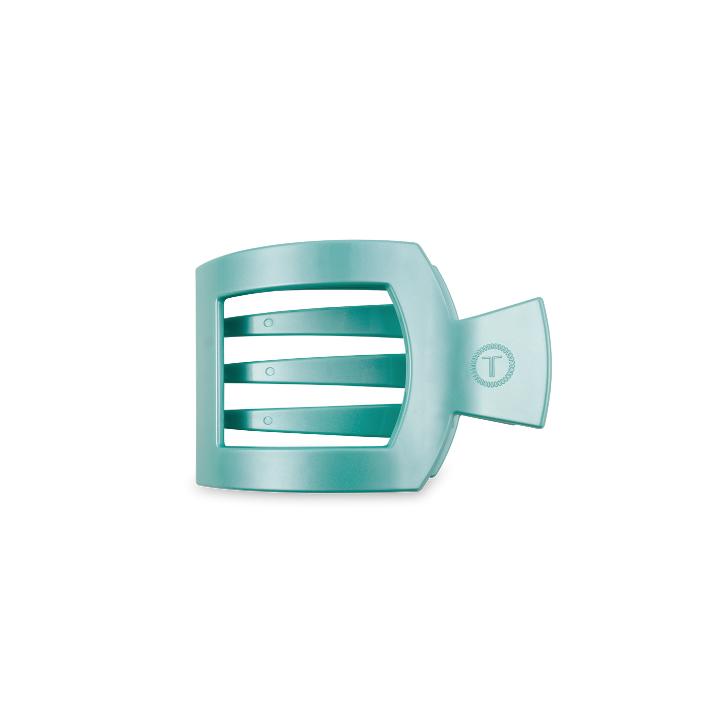 Square Flat Hair Clip | Small | Totally Turquoise