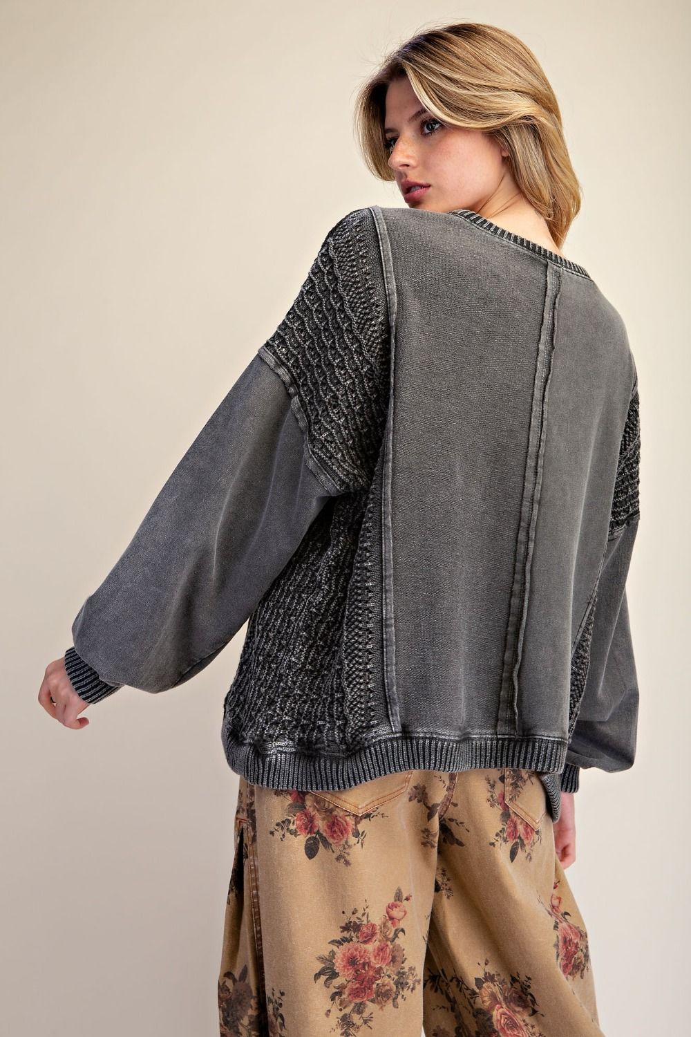 Crochet Mix Pullover