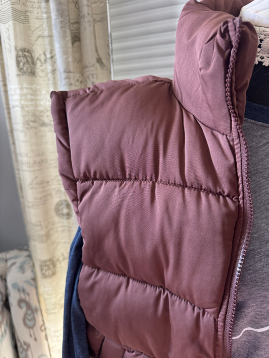Brown Puffer Vest