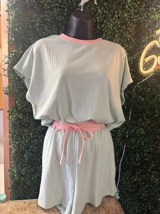 Mint Short Set