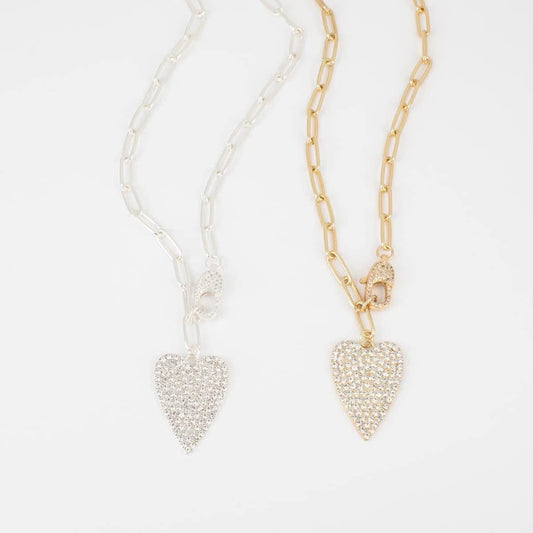 Sparkle Heart Necklace