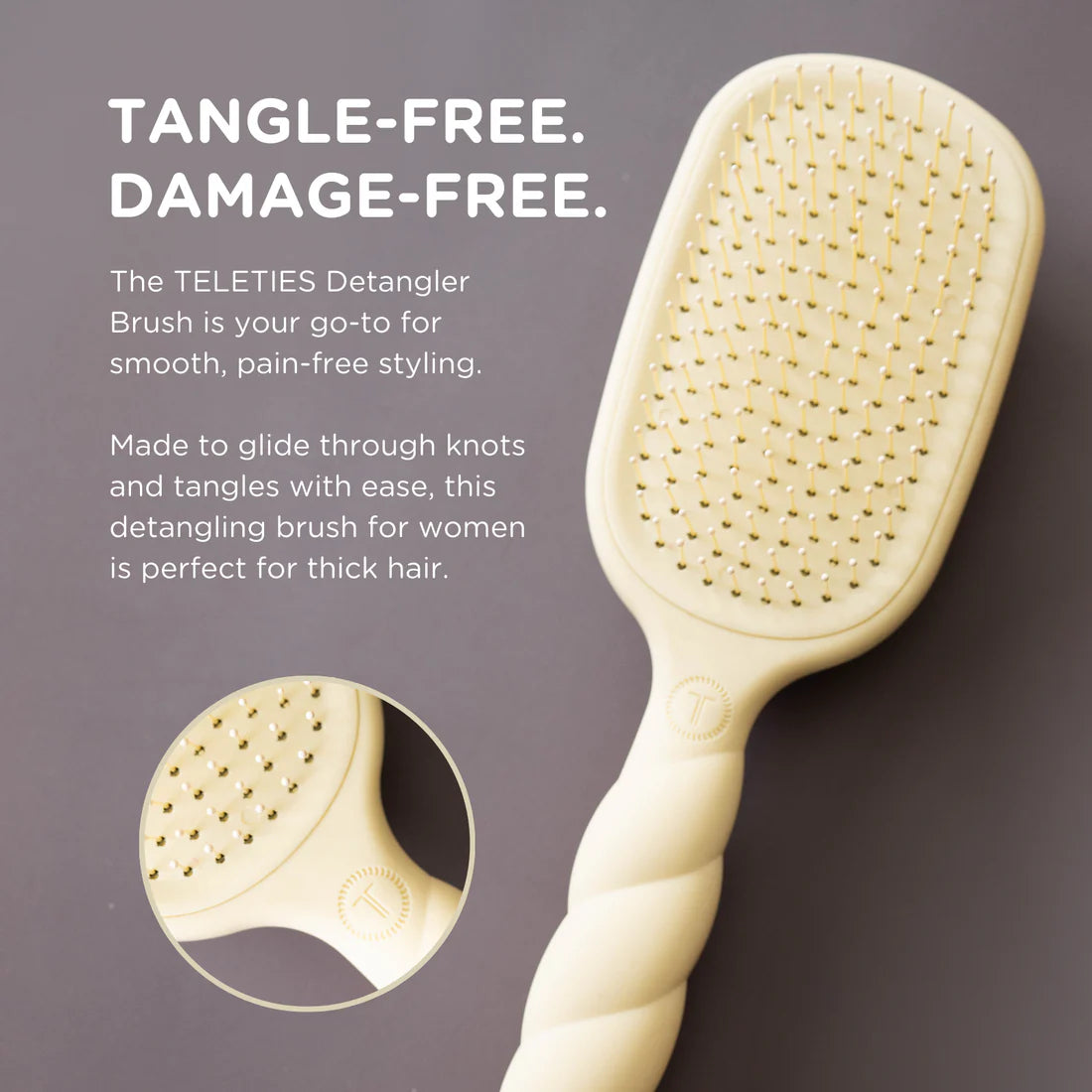 Detangler Hair Brush Thick Hair