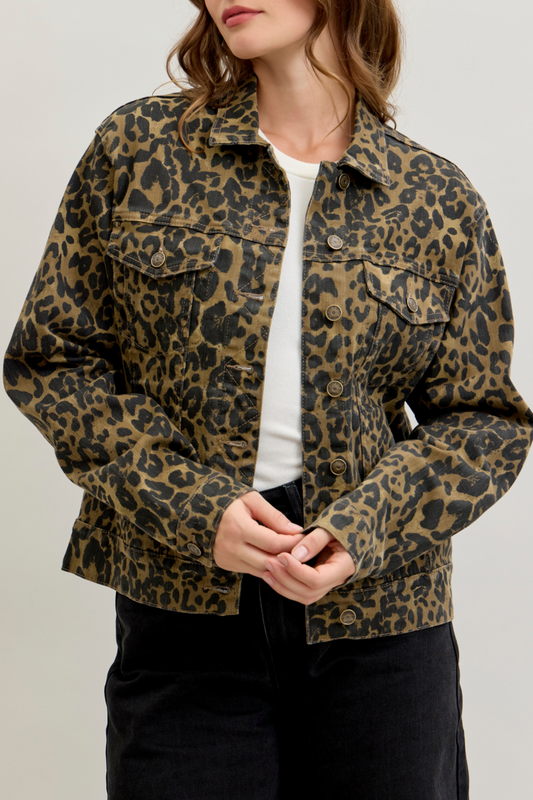 Judy Blue Leopard Jacket