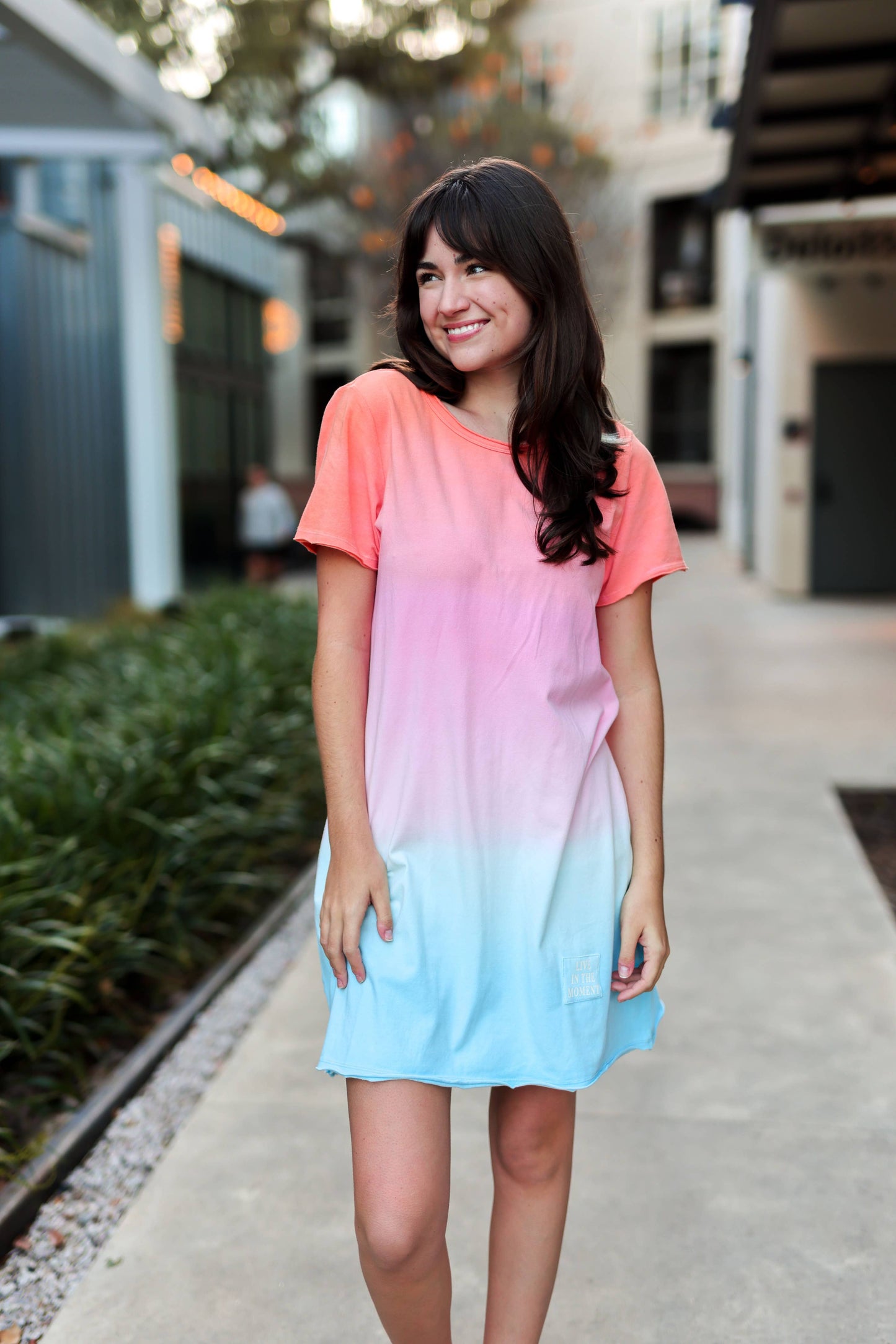Mineral Wash Dress - Wildflower
