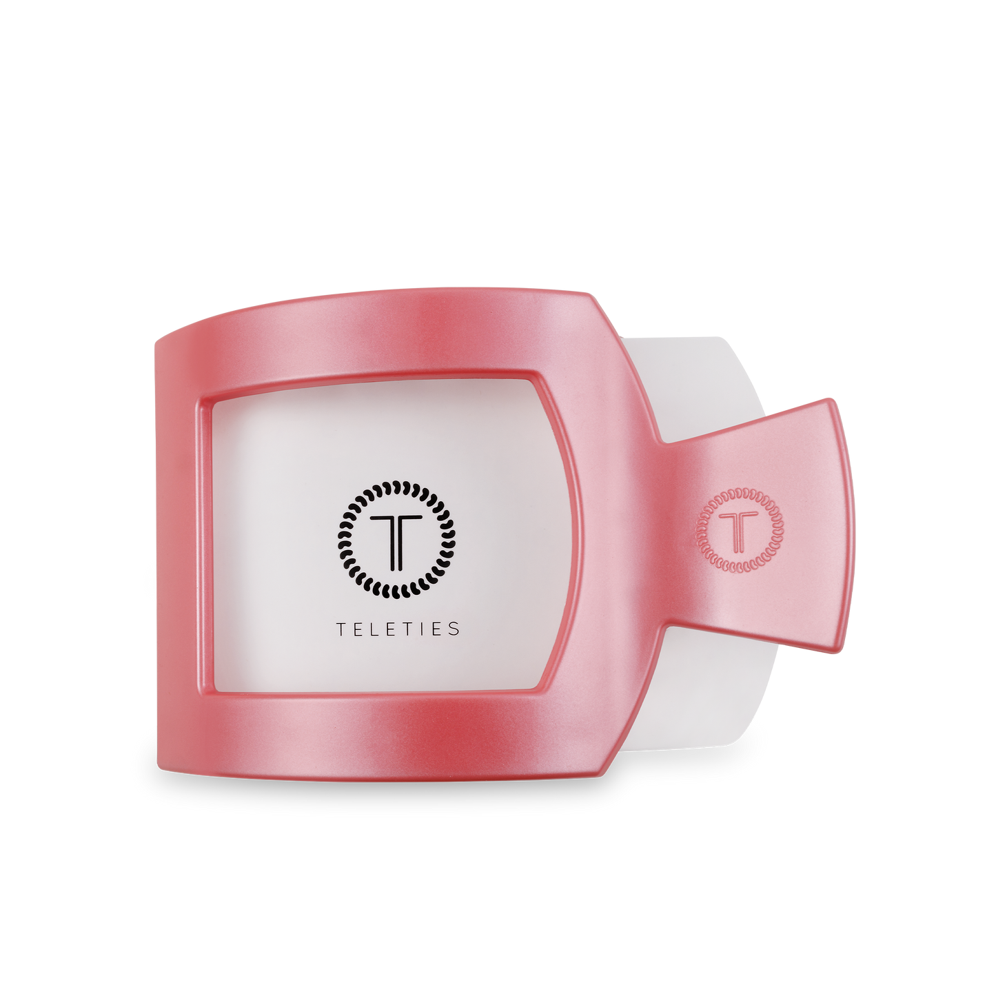 Square Flat Hair Clip | Large | Calming Coral