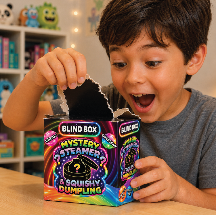 Fun Doh Blind Box Squishy Steamer Dumpling VIRAL
