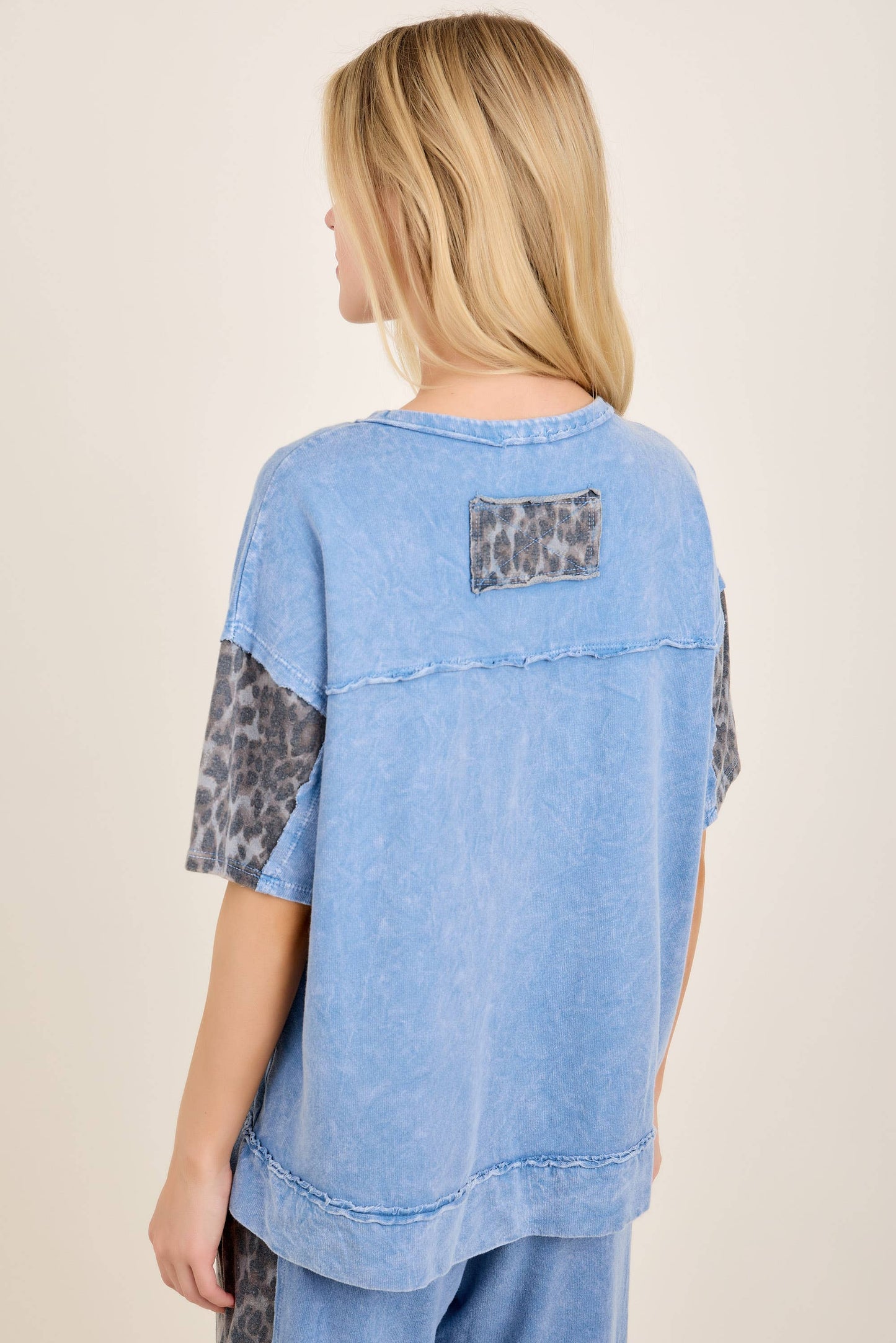 Leopard Cheetah Daisy Patched