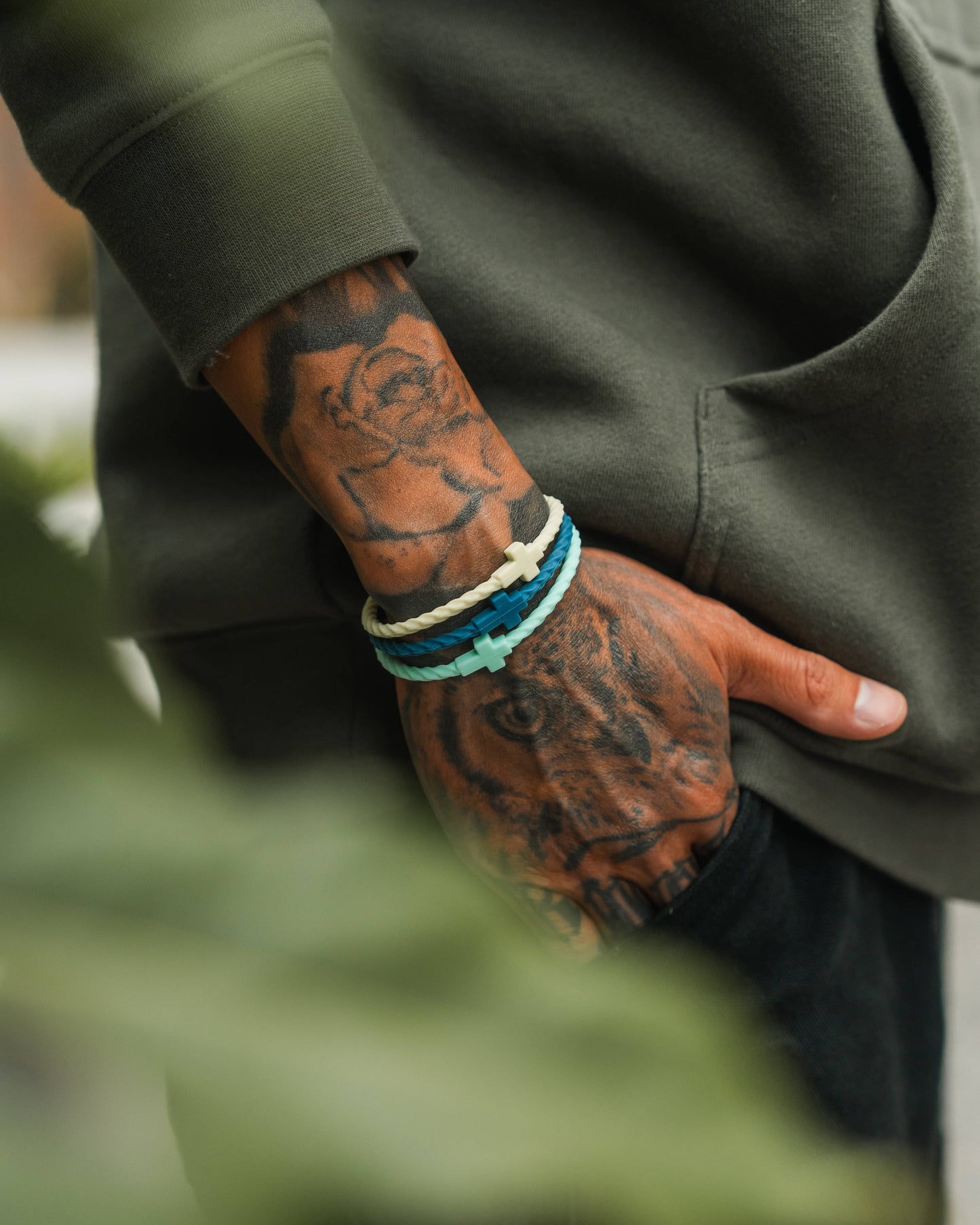 Infinity Cross Bracelets- Salt & Surf