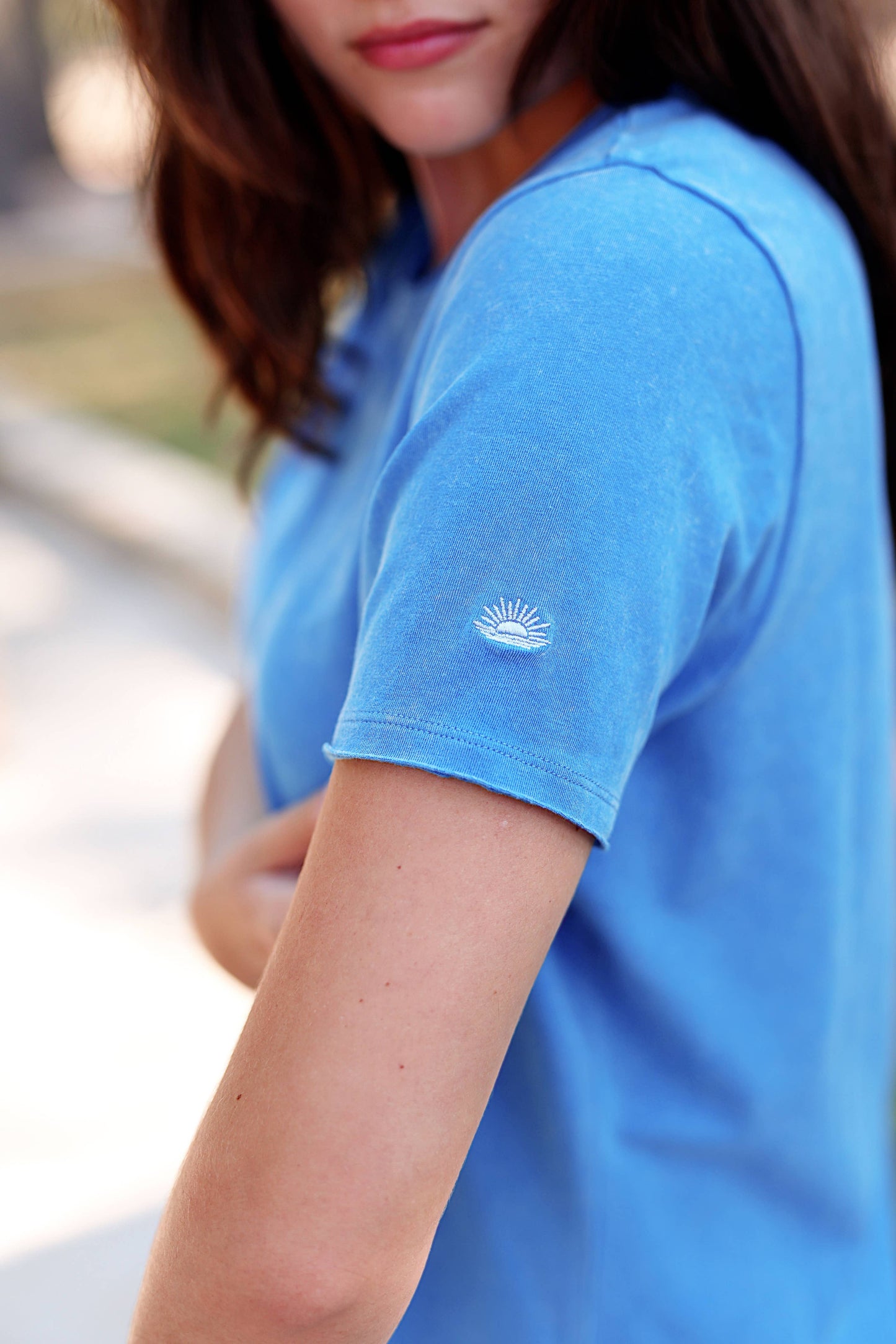 Mineral Wash Dress (Cobalt)
