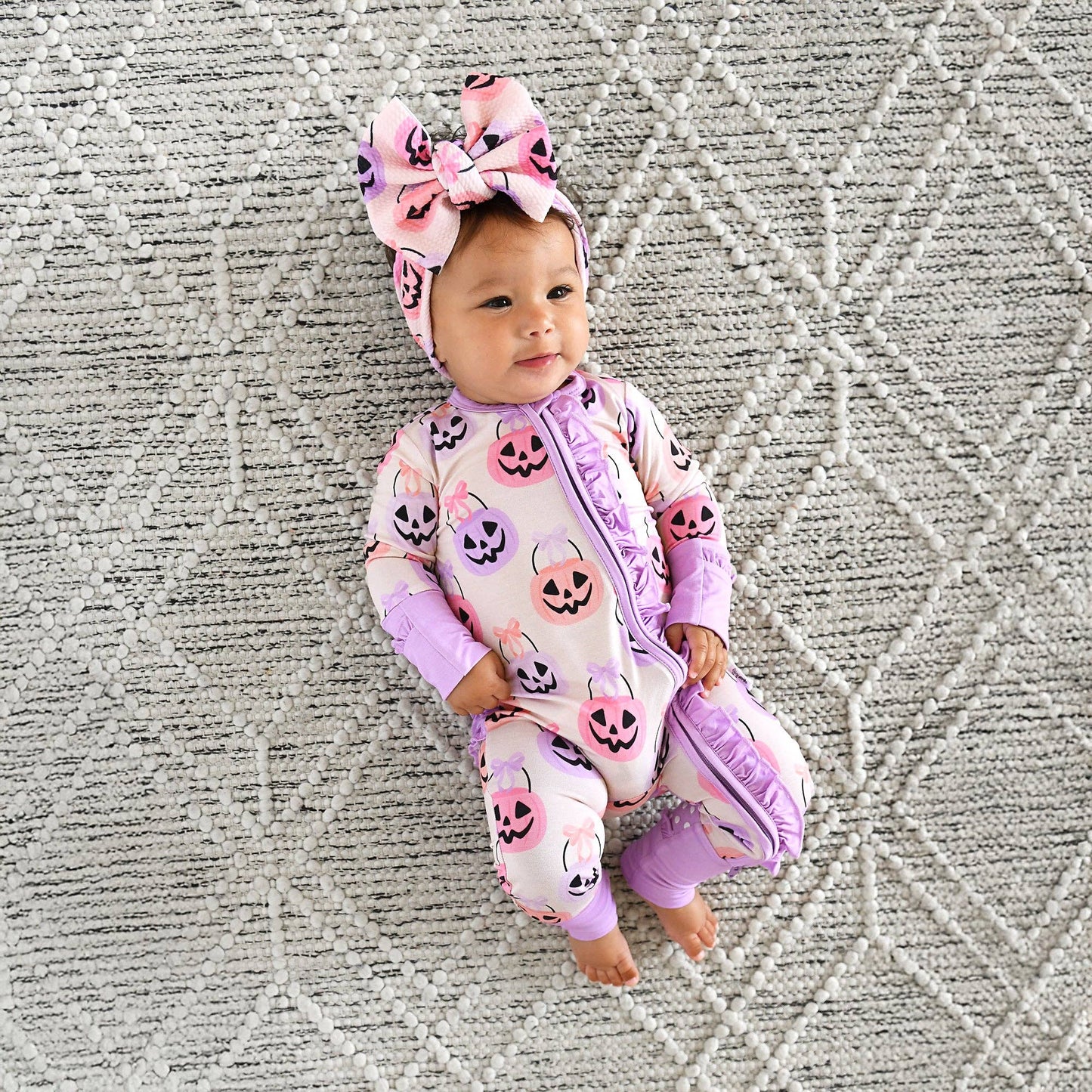 RUFFLE Bamboo Halloween Pumpkins Baby