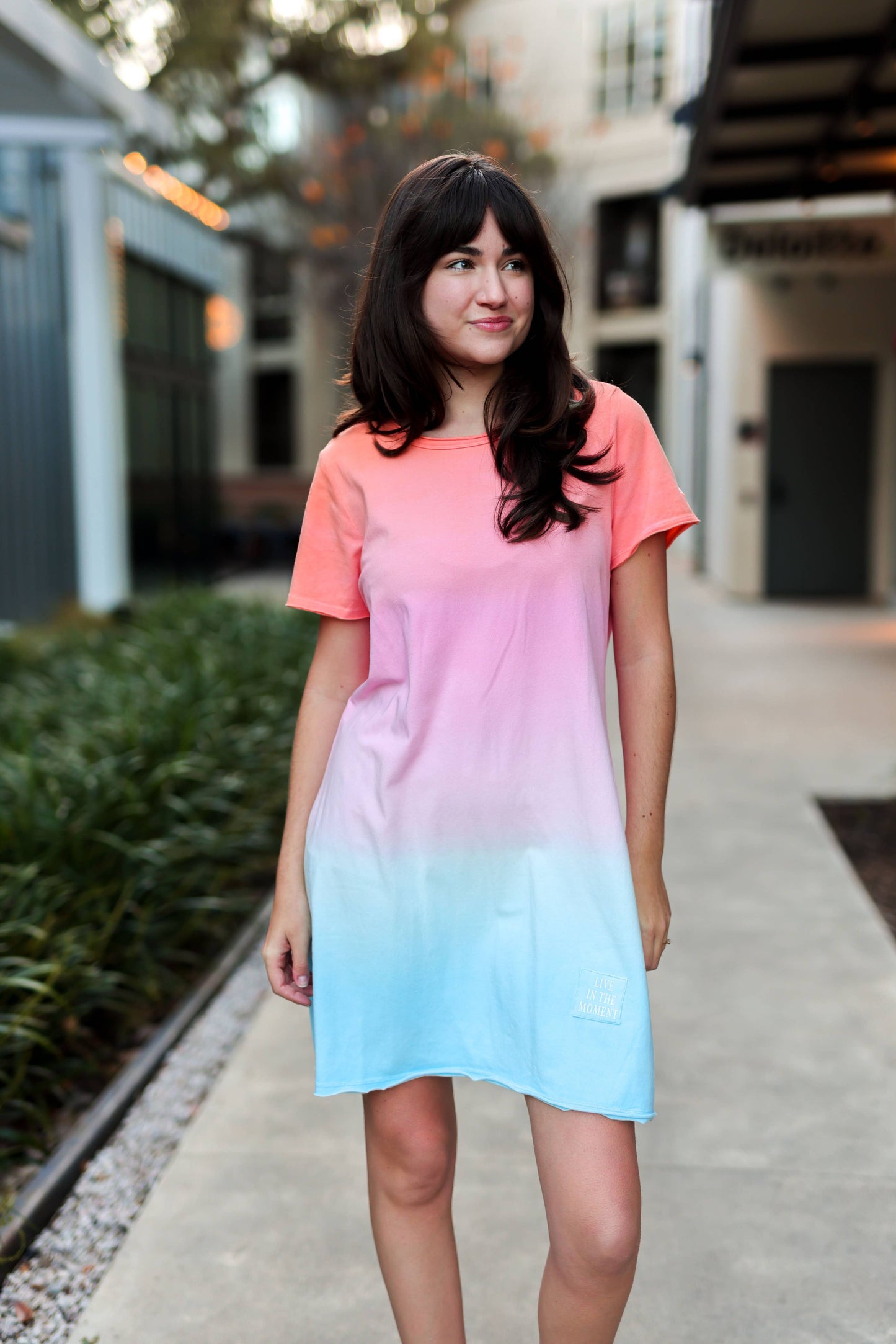 Mineral Wash Dress - Wildflower