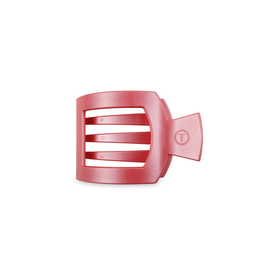 Square Flat Hair Clip | Small | Calming Coral